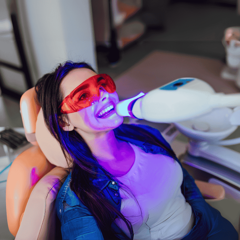 Professional teeth whitening Northcote treatment room at Hillcrest Dentist